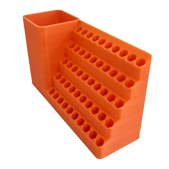 Can Store Drill Bit Organizer Tool Bag for Home and Outdoor Use with 20/25/50/100 Hole Capacity Heavy Duty Storage for Woodworking