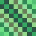thumbnail image 1 of Ahgly Company Tapis d'Intérieur Lavable en Machine Carré Vert, 8 Pieds Carré, 1 of 7