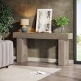 thumbnail image 3 of Tribesigns Table Console 63 Pouces de Long, Table Rectangulaire en Bois derrière le Canapé, 3 of 5