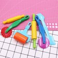 thumbnail image 2 of 7 Pcs Jouet à Rouleau en Plastique Amusant DIY Outil de Pâte à Rouler en Argile pour Enfants (Couleur Aléatoire), 2 of 8