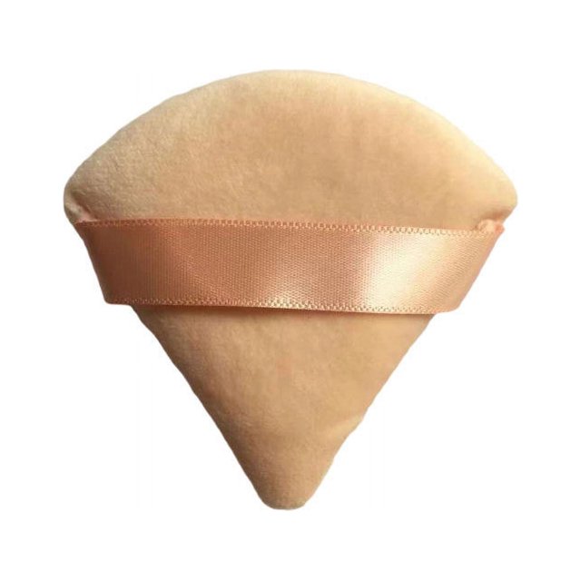 Black White Triangle Velvet Powder Cosmetic Puffs Mini Makeup Sponge Make Up Tools