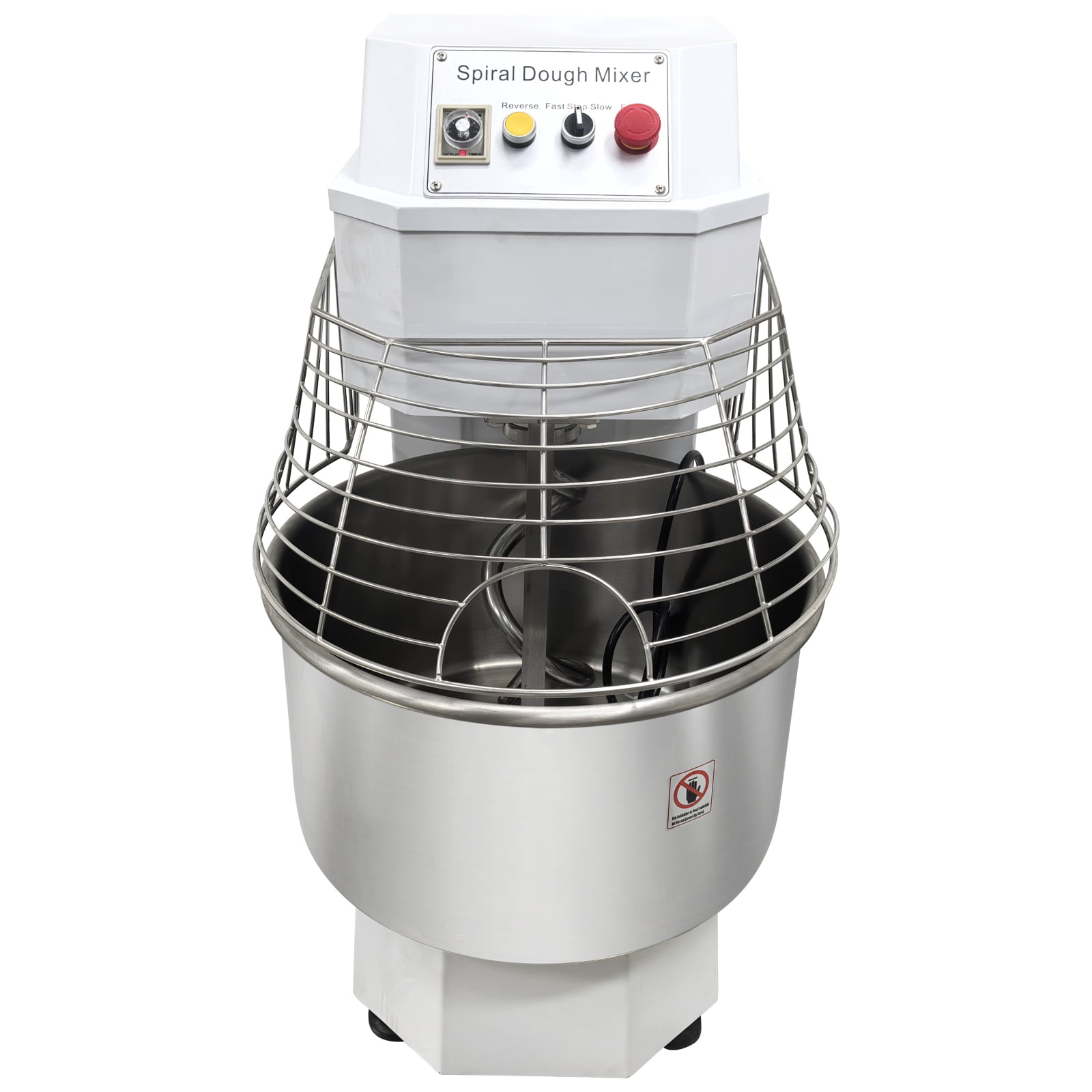 50L Dough Mixer Electric Dough Kneading Machine Double-Acting Double-Speed Variable Frequency 220V 2PH