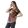 thumbnail image 3 of Moomaya Chemise Tunique Style Enveloppant pour Femmes en Coton Décontracté Col Classique Boutonné, 3 of 6