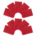 thumbnail image 1 of INSPIRE CHIC Rallonge de Soutien-Gorge pour Femmes à 3 Rangées avec 2 Crochets, Extension de Brassière, Crochets d'Extension, Adaptateur de Bretelles, Rouge 10, 1 of 5