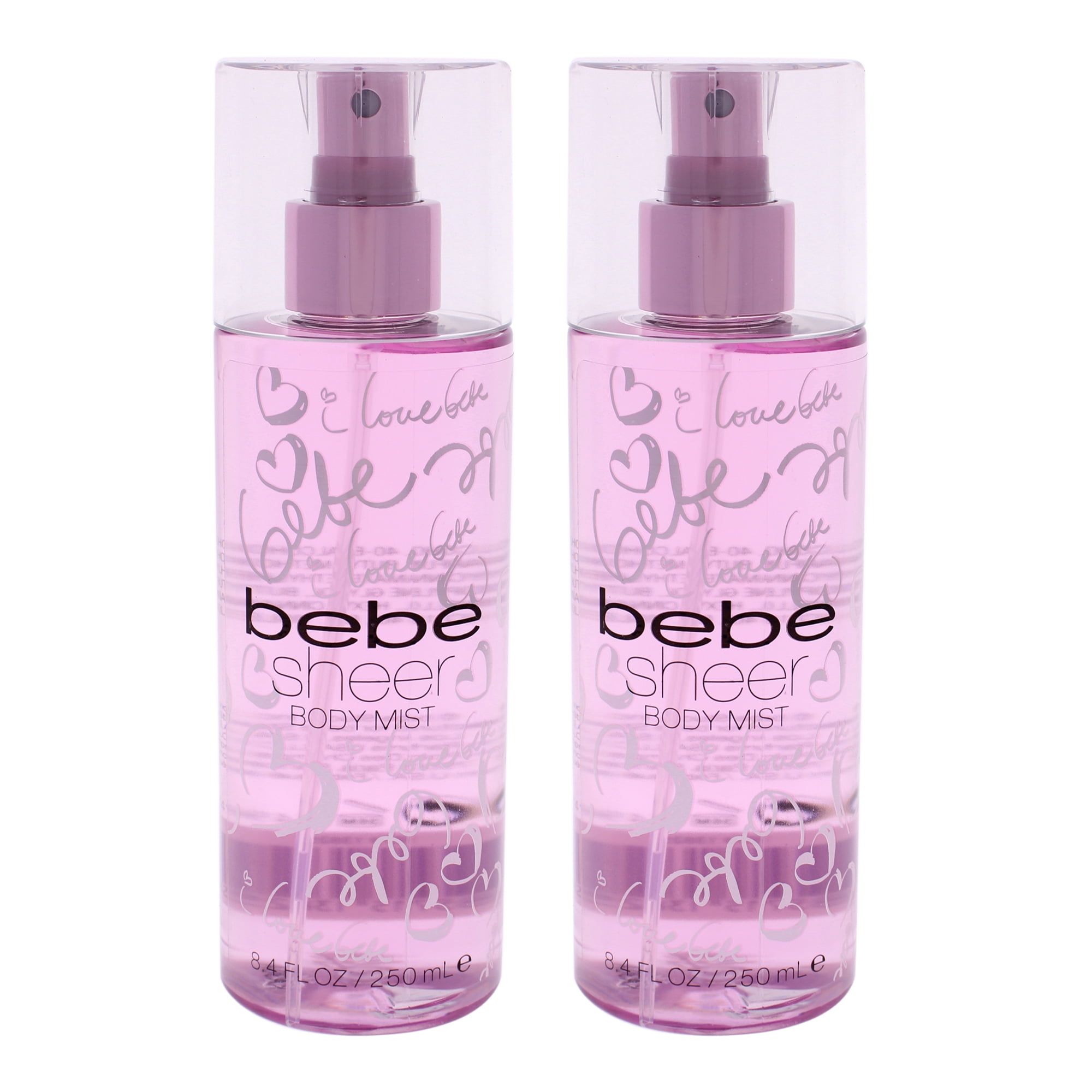 Bebe Sheer par Bebe pour Femmes - Bruine pour le Corps 8,4 oz - Lot de 2