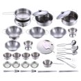 thumbnail image 2 of 32Pcs Set Kids Play House Kitchen Toys Cookware Cooking Utensils Pots Pans Gift, 2 of 8
