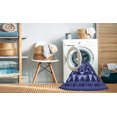 thumbnail image 2 of Ahgly Company Machine Washable Indoor Rectangle Transitional Light Slate Blue Area Rugs, 4' x 6', 2 of 7