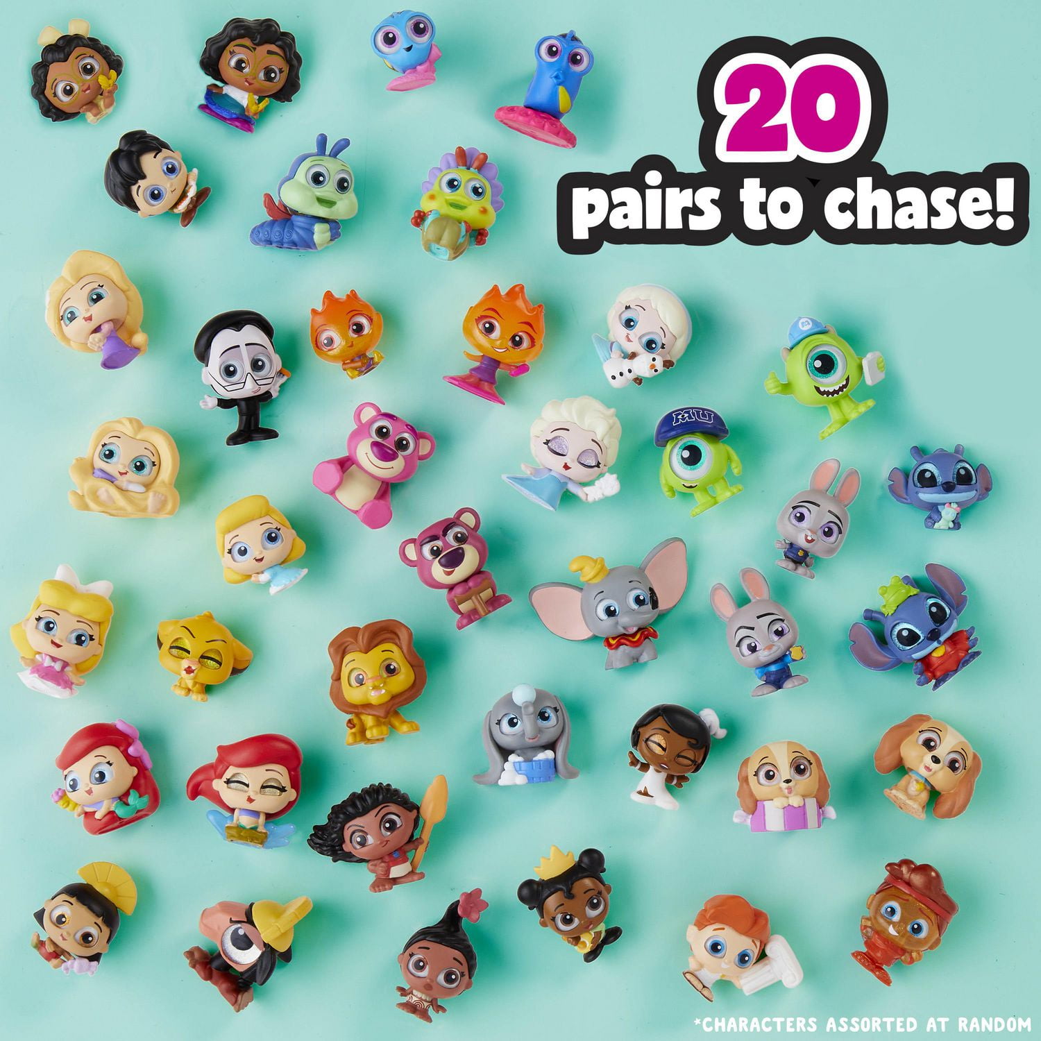 Collection de figurines nostalgiques Disney Doorables, 5 accessoires, 4 figurines surprises à collectionner, jouets pour enfants de 5 ans et plus par Just Play