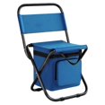thumbnail image 1 of Fishing Chair with Cooler Bag Compact Fishing Stool Foldable Camping Chair, 1 of 6