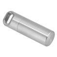 thumbnail image 3 of Pill Keychain, Waterproof Stainless Steel Pill Case Camping Pill Container Keychain Pill Holder Organizer for Outdoor Camping, 3 of 7