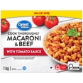 thumbnail image 1 of Great Value Hearty & Wholesome Macaroni & Beef with Tomato Sauce, 1 kg, 1 of 5