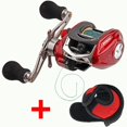 thumbnail image 1 of Fishing Reel 8Kg Max Drag Have PE 4 Strands Line 14+1BBs Left Right Hand Lure Bait Casting Fishing Baitcasting Reel ,Rigid Aluminum Skeletal Frame, 1 of 7