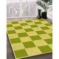 thumbnail image 3 of Ahgly Company Machine Washable Indoor Square Transitional Pistachio Green Area Rugs, 6' Square, 3 of 7