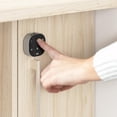 thumbnail image 4 of Hustle 60-inch Office Cubicle Desk with Storage in White/Elm - Engineered Wood, 4 of 7