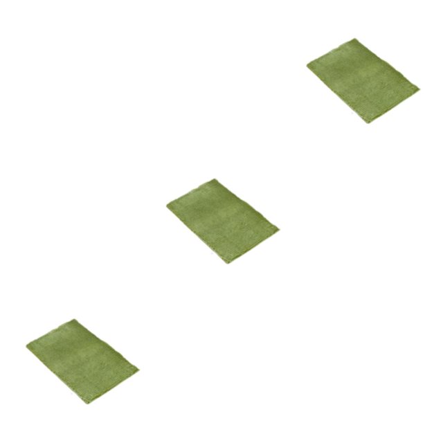 relayinert 1/2/3/5 Exquisite Crafted Carpet Quick-drying Strong Grip No Shedding Absorbent Yellow Green 40cm*60cm 3PCS