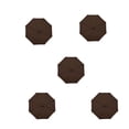 thumbnail image 5 of Meitianfacai 5 Pcs Umbrella Shape Anti-Leak Mug Lids,Unique Design Lids for Cup,4.1 Pouces, 5 of 5