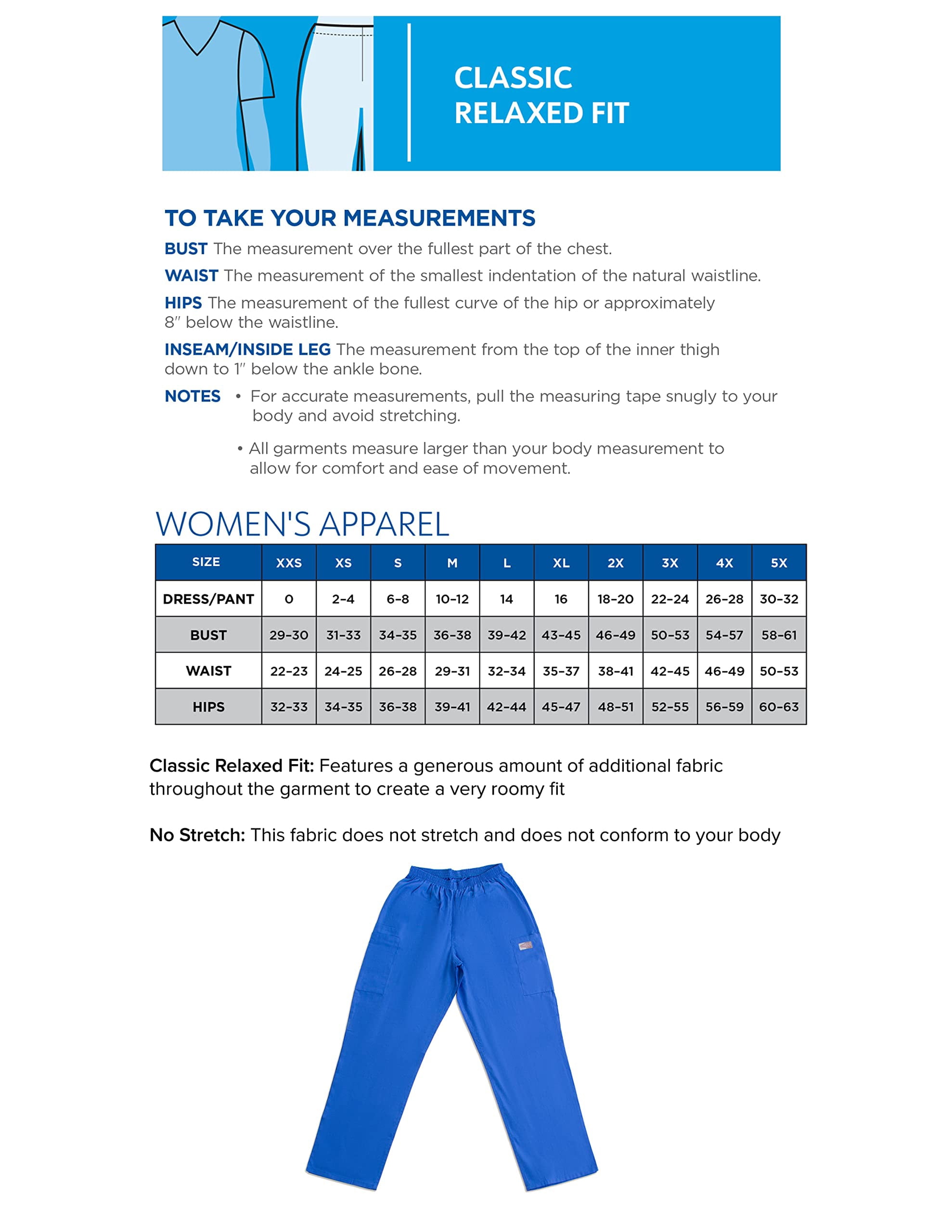 ScrubZone by Landau Pantalon d'Uniforme Cargo pour Femmes, Taille Élastique, Style 83221