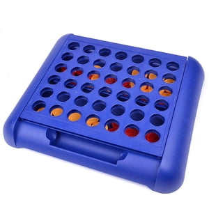 4 Four Wins Compact, Line Up 4 Game, Travel Board Games For Kids And Adults