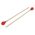 thumbnail image 4 of 1 Pair Marimba Mallets Medium Hard Yarn Head with Maple Handle for Percussion Playing MQ‑06Red, 4 of 14