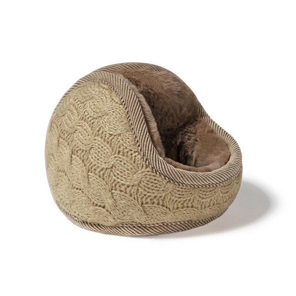 TIELUTT Winter Can Be Folded After Wearing the Knitted Eight Figure Earmuffs Autumn and Winter Warm Fashion Pedals under Desk Microwave Heating Pad for Exercise Gliders Workout Items Heating Pad Hands