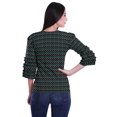 thumbnail image 4 of Moomaya T-Shirts Décontractés pour Femmes en Coton Grande Taille à Manches 3 /4 à Col Rond, 4 of 4