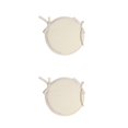 thumbnail image 1 of relayinert 1/2/3/5 Confort et Durabilité des Chaises Coussin Rond Doux et Confortable beige 2 Pcs, 1 of 6