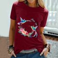 thumbnail image 2 of T-Shirt à Manches Courtes à Manches Courtes pour Femme, 2 of 5