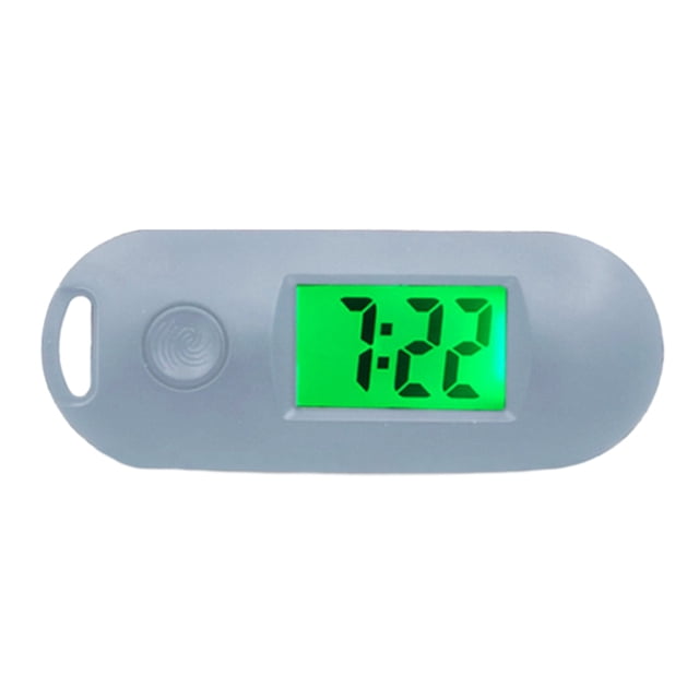 fastboy Porte-Clés Montre Compacte et Portable Application Large Fonction Lumineuse Trou de Suspension Multifonctionnel Gris