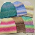 thumbnail image 2 of 500g Rainbow Gradient Color Sprayed Mohair Yarn Segment Dyed Rainbow Puffy Yarn Plush Fine Baby Wool Crochet Hand Knitting Line, 2 of 6
