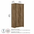 thumbnail image 4 of Bush Furniture Cabot Tall Storage Cabinet in Reclaimed Pine - Engineered Wood, 4 of 6