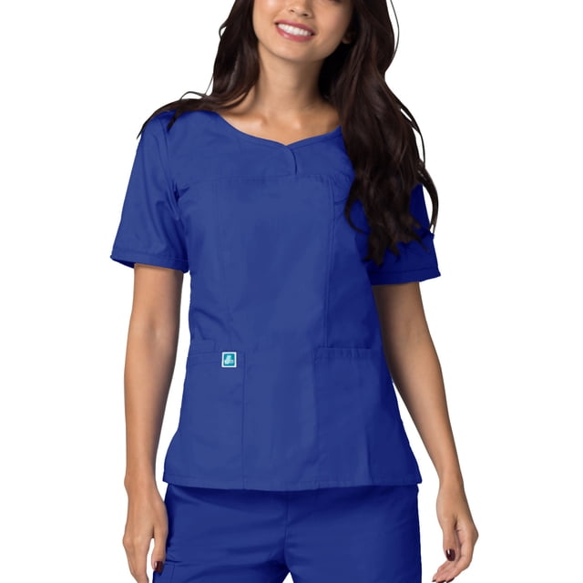 Adar Universal Scrubs For Women - V-Neck Scrub Top
