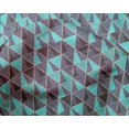 thumbnail image 5 of oneOone Silk Tabby Fabric Triangle Geometric Printed Fabric 1 Yard 42 Inch Wide, 5 of 5