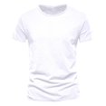 thumbnail image 3 of Besolor 3 Pack Men's Summer Shirts Big and Talls Short Sleeve Basic Tees Round Neck Athletic Workout Tee Tops, 3 of 6