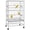Grey, variant on PawHut 52" Steel Bird Cage with Rolling Stand, White