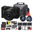 thumbnail image 1 of Canon EOS R50 V Camera + Objectif Zoom Power 14–30mm / Écran Vidéo / Rabattable 24.2MP APS-C / 4K60p (6895C012) + Logiciel Photo + 2 x Carte Mémoire 64 Go + Plus (Modèle International), 1 of 8