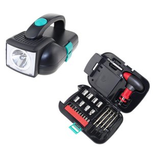 Small Screwdriver Set 24Pc Household Tool Kit with Led Flashlight,Includes Miniature Screwdriver Set Ratchet Handle Sleevewatch Screwdrivers,for Homeowner Diyer Handyman Tool Kit for Home