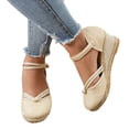 thumbnail image 3 of Sandales pour Femmes 2025 Sandales à Plateforme pour Femmes Sandales à Plateforme Sandales Compensées Mode Polyvalentes Sandales S pour Femmes Sandales Tressées à Boucle Respirantes Compensées Funky Monkey Sandales pour Femmes Sandales, 3 of 9