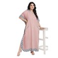 thumbnail image 3 of Oussum Robe Caftans pour Femme Grande Taille Imprimée Longue Maxi à Boutons Robes Caftan, 3 of 7