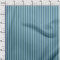 thumbnail image 3 of oneOone Rayon Medium Blue Fabric Stripes Craft Projects Decor Fabric Printed By The Yard 56 Inch Wide, 3 of 4