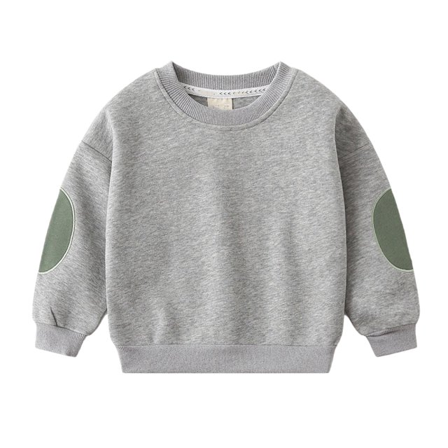 YTDSCS Chandail en Molleton à Col Rond pour Garçons 2-8T, Pull Décontracté pour Enfants, Printemps Automne, Coton, pour Tout-Petits