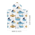 thumbnail image 1 of Kids Beach Hooded Beach Changing Towel Swimming Wearable, 1 of 3