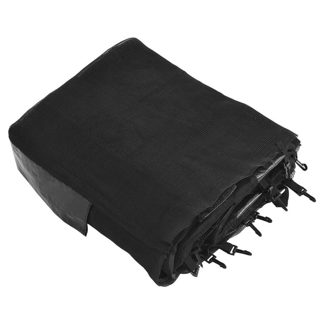 Gymax 15FT Replacement Trampoline Safety Enclosure Net w/ Zipper & Buckle for 6 Poles