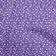 thumbnail image 1 of oneOone Cotton Poplin Purple Fabric Floral Sewing Craft Projects Fabric Prints By Yard 56 Inch Wide, 1 of 4