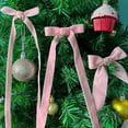 thumbnail image 3 of Velvet Ribbon for Elegant Christmas Tree Ornaments and Wedding Invitation Decorations, 3 of 5