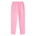 thumbnail image 1 of RKSTN Mens Pants Fashion Drawstring Elastic Waist Solid Color Casual Sweat Length Pants Soft Comfortable Workout Pants, 1 of 4