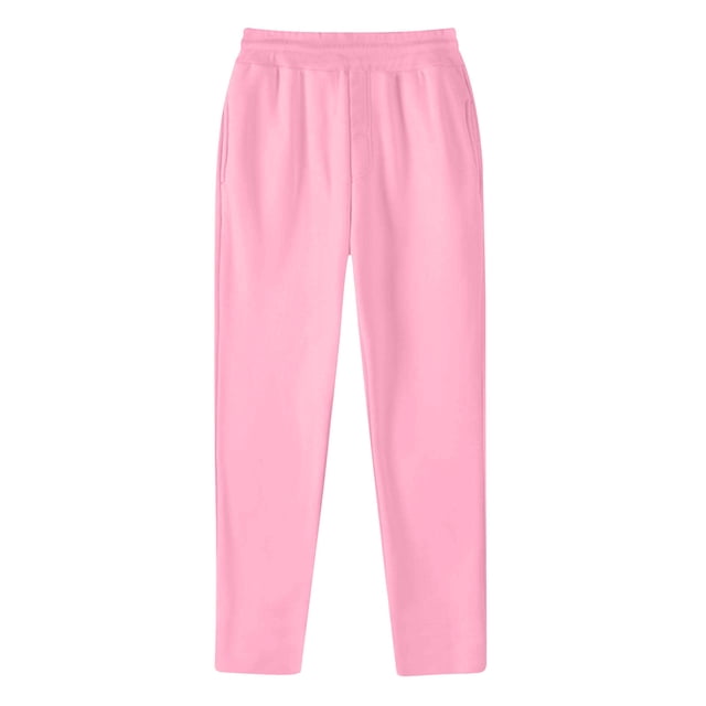 RKSTN Mens Pants Fashion Drawstring Elastic Waist Solid Color Casual Sweat Length Pants Soft Comfortable Workout Pants