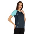 thumbnail image 3 of Inkmeso T-Shirt à Manches Courtes Uni pour Femmes Sportif Décontracté Basique, 3 of 7