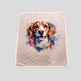 thumbnail image 2 of Pets, Paws and Ideas Couverture Imperméable pour Animaux de Compagnie pour Chiens et Chats, Protecteur Réversible pour Meubles, Lit et Canapé, Anti-Déversement, Lavable, Housse en Molleton Sherpa Douce Motif Border Collie, 2 of 9