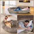 thumbnail image 3 of Large Pet Bed Dog Bed For Humans Size Fits You And Pets, Sleeping Dog Nest, 3 of 5