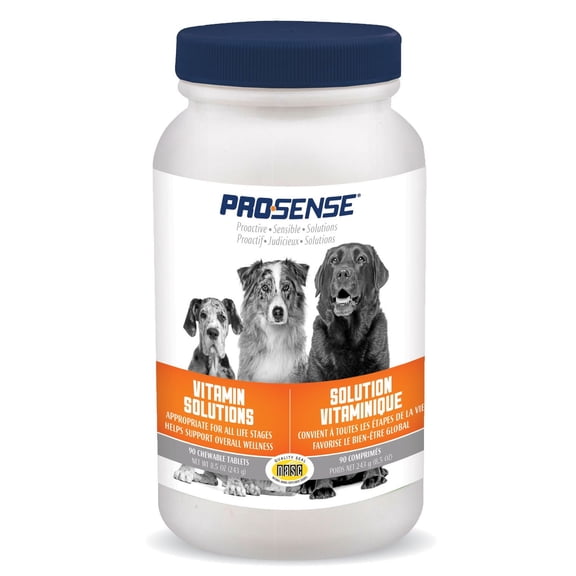 ProSense Dog Vitamin Solutions All Life Stages Formula, 90 Tablets
